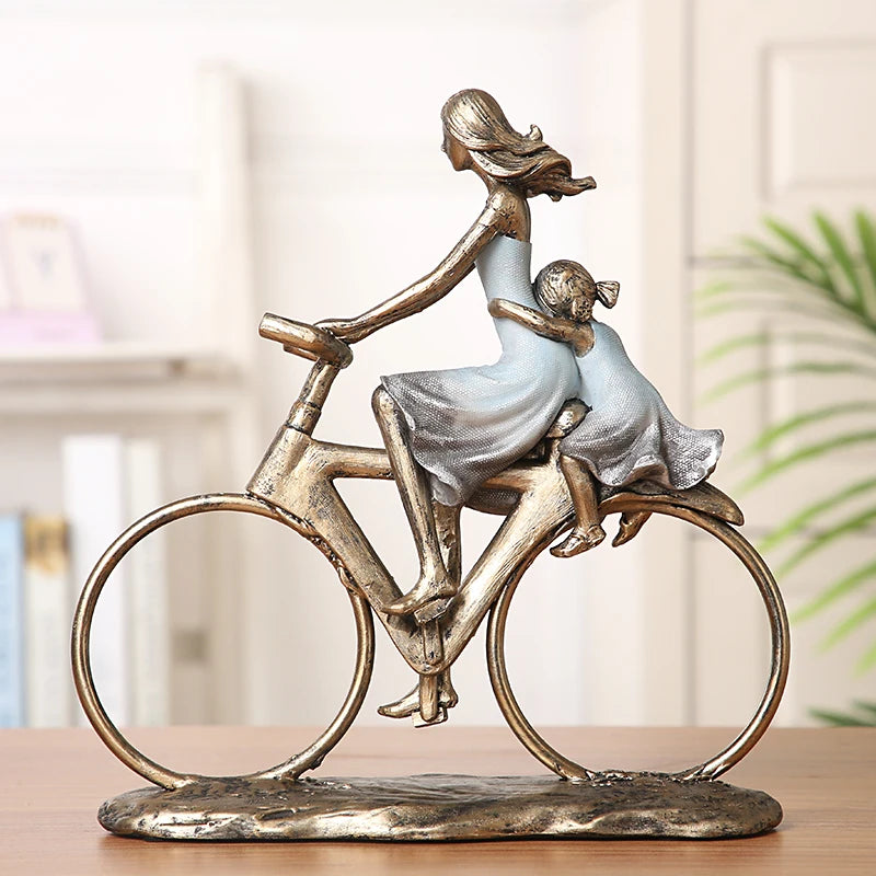 Resin Bike Parents Figure