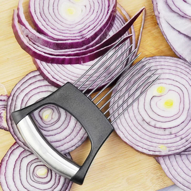 Stainless Steel Onion Cutter Holder