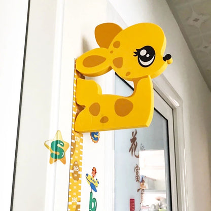 Removable 3D Cartoon Height Stickers