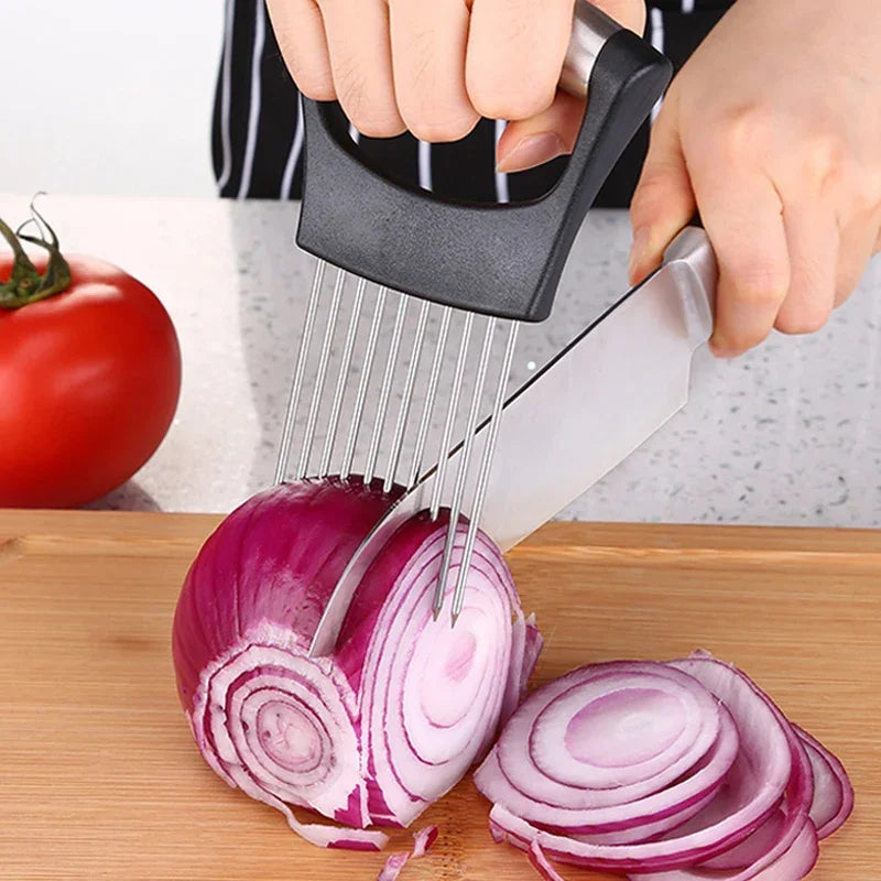 Stainless Steel Onion Cutter Holder