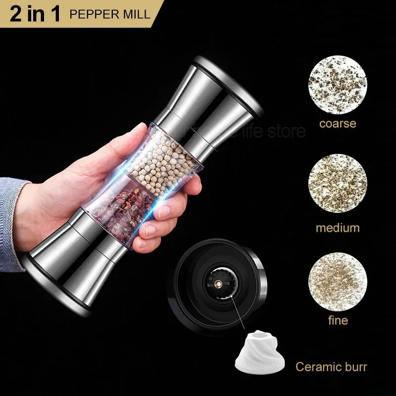 Double-Head Pepper Grinder