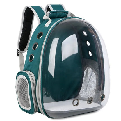 Transparent Capsule Bubble Pet Backpack