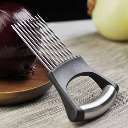 Stainless Steel Onion Cutter Holder