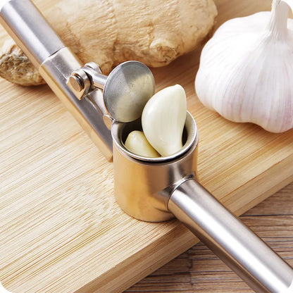 Stainless Steel Hand Squeeze Juicer Garlic Press