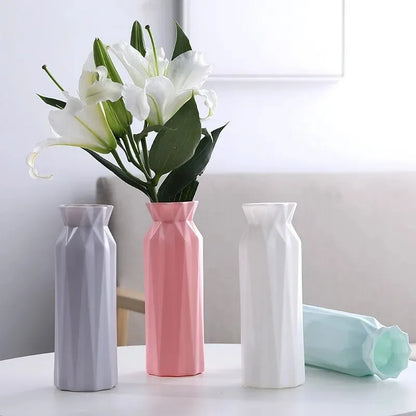 Nordic Modern Plastic Flower Vase