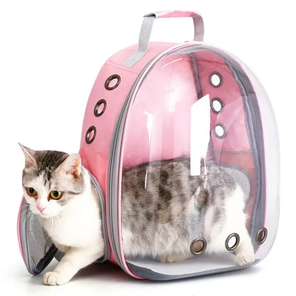 Transparent Capsule Bubble Pet Backpack